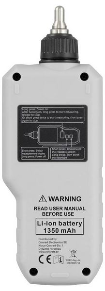 Produktbild: VOLTCRAFT VBM-50 Vibrationsmessger&auml;t 5