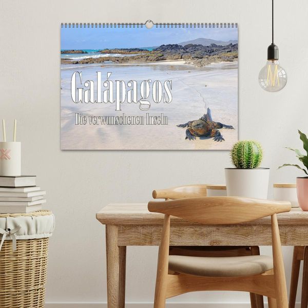 Produktbild: Gal&aacute;pagos - Die verwunschenen Inseln (Wandkalender 2026 DIN A3 quer), CALVENDO Monatskalender