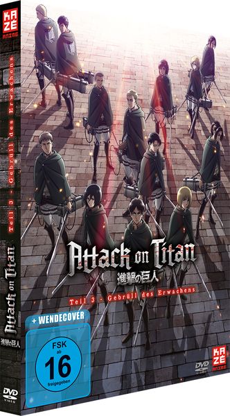 Produktbild: Attack on Titan - Anime Movie Teil 3: Gebr&uuml;ll des Erwachens