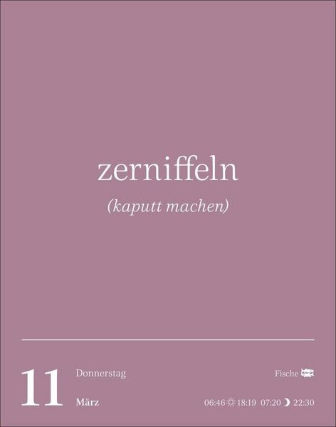 Produktbild: Duden Vergessene Wortsch&auml;tze Tagesabrei&szlig;kalender 2027
