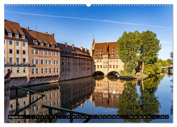 Produktbild: Wunderbares N&uuml;rnberg (Wandkalender 2027 DIN A2 quer), CALVENDO Monatskalender