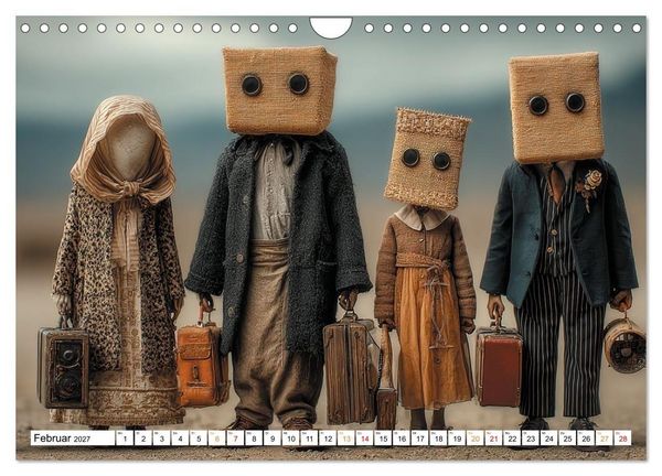 Produktbild: Die Nomaden der Fantasie (Wandkalender 2027 DIN A4 quer), CALVENDO Monatskalender