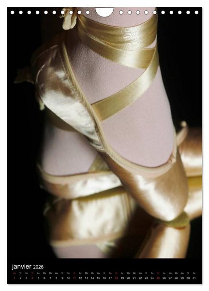 Produktbild: BALLERINE (Calendrier mural 2026 DIN A4 horizontal), CALVENDO calendrier mensuel