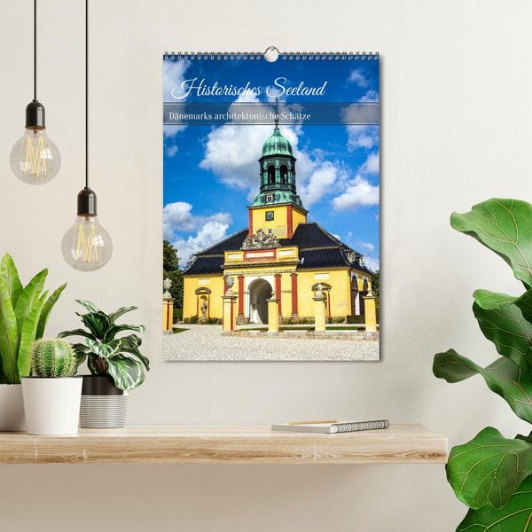 Produktbild: Historisches Seeland &ndash; D&auml;nemarks architektonische Sch&auml;tze (Wandkalender 2026 DIN A3 hoch), CALVENDO Monatskalender