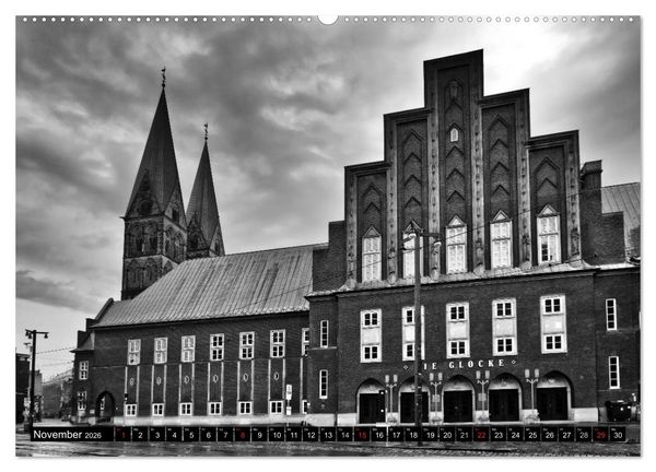 Produktbild: Historisches Bremen (hochwertiger Premium Wandkalender 2026 DIN A2 quer), Kunstdruck in Hochglanz