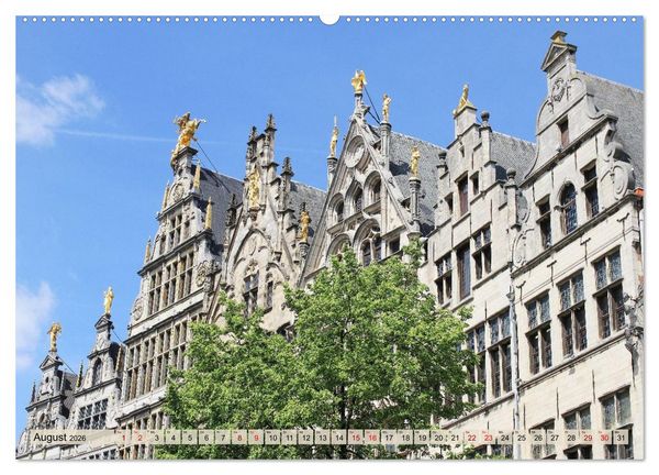 Produktbild: Antwerpen - Faszinierende Gro&szlig;stadt (hochwertiger Premium Wandkalender 2026 DIN A2 quer), Kunstdruck in Hochglanz