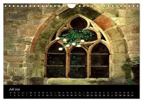 Produktbild: Deutschland in Aquarell (Wandkalender 2026 DIN A4 quer), CALVENDO Monatskalender