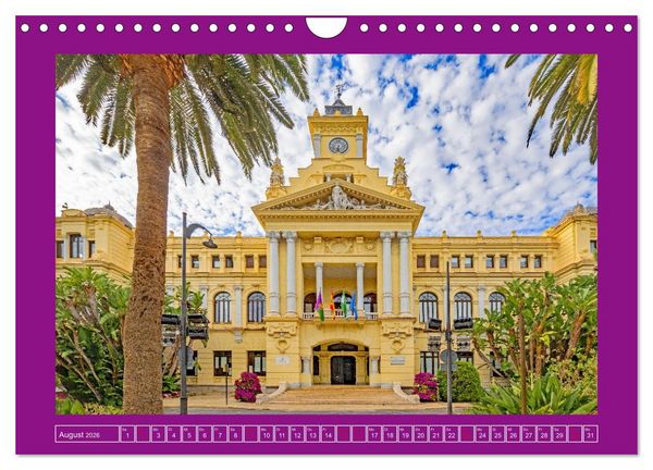 Produktbild: Ein Herz f&uuml;r M&aacute;laga (Wandkalender 2026 DIN A4 quer), CALVENDO Monatskalender
