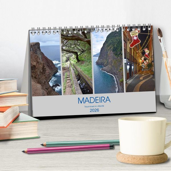 Produktbild: MADEIRA, Trauminsel im Atlantik (Tischkalender 2026 DIN A5 quer), CALVENDO Monatskalender