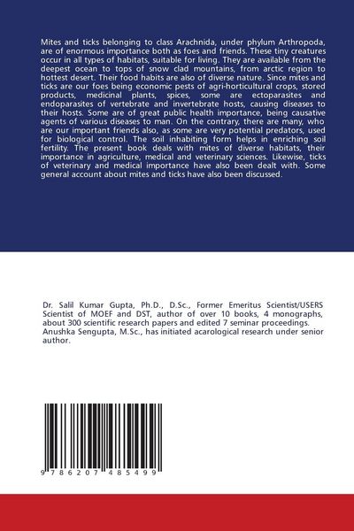 Produktbild: Mites and Ticks (Acari): Our Foes and Friends