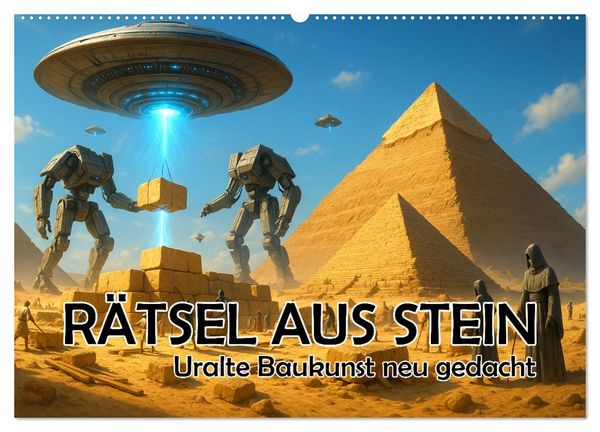 Rätsel aus Stein - Uralte Baukunst neu gedacht (Wandkalender 2026 DIN A2 quer), CALVENDO Monatskalender