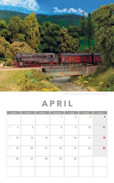 Produktbild: Modelleisenbahnen Kalender 2027