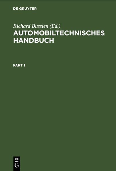 Produktbild: Automobiltechnisches Handbuch