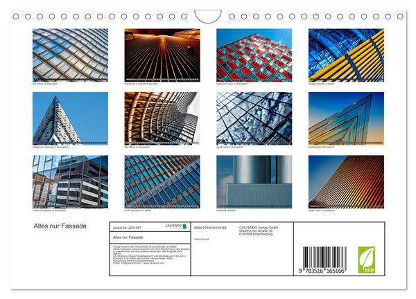 Produktbild: Alles nur Fassade (Wandkalender 2026 DIN A4 quer), CALVENDO Monatskalender