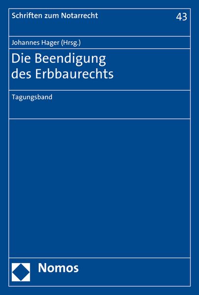 Produktbild: Die Beendigung des Erbbaurechts