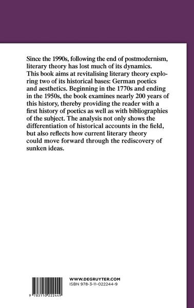 Produktbild: A History of Poetics