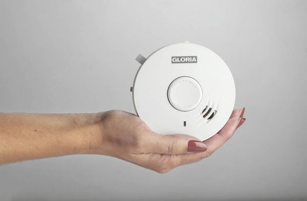 Produktbild: Gloria R-10 Rauchwarnmelder inkl. 10 Jahres-Batterie batteriebetrieben (&Oslash; x H) 104mm x 40mm