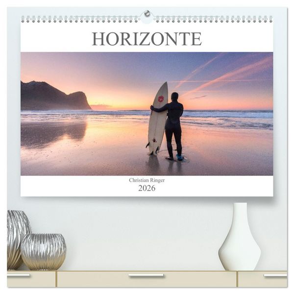 Produktbild: Horizonte (hochwertiger Premium Wandkalender 2026 DIN A2 quer), Kunstdruck in Hochglanz