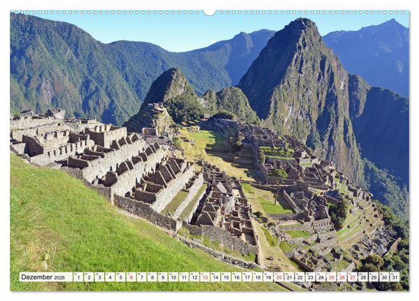 Produktbild: Inkabauten in PERU, Bauwerke eines gro&szlig;en Reiches (Wandkalender 2026 DIN A2 quer), CALVENDO Monatskalender