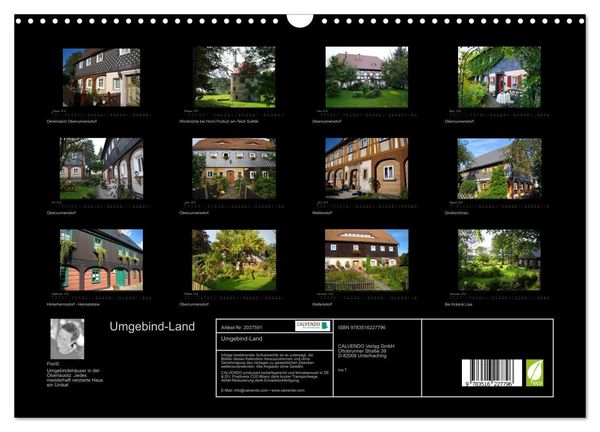 Produktbild: Umgebind-Land (Wandkalender 2026 DIN A3 quer), CALVENDO Monatskalender