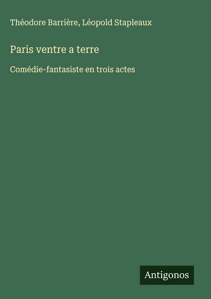 Produktbild: Paris ventre a terre