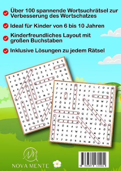 Produktbild: Wortsuchspiel f&uuml;r Kinder von 6 bis 10 Jahren