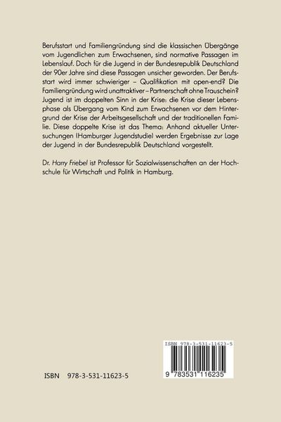 Produktbild: Berufsstart und Familiengr&uuml;ndung &mdash; Ende der Jugend?