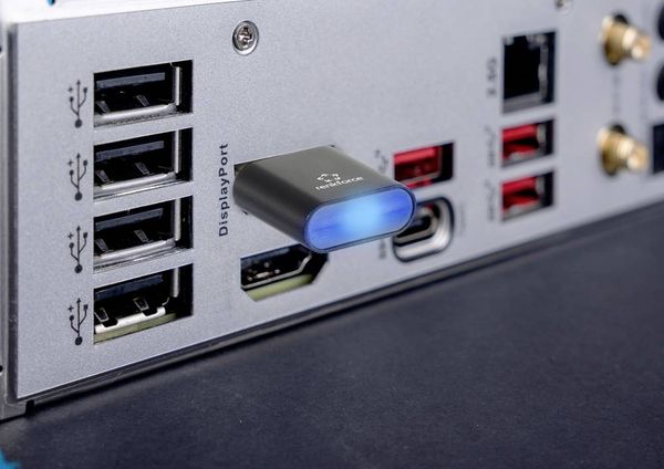 Produktbild: Renkforce RF-6685714 DisplayPort EDID Emulator Schwarz 4K UHD