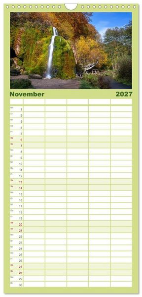 Produktbild: Familienplaner 2027 - Heimat Entdecken - Eifel mit 5 Spalten (Wandkalender, 21 x 45 cm) CALVENDO