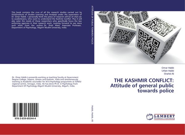 Produktbild: THE KASHMIR CONFLICT: Attitude of general public towards police