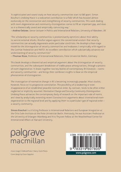 Produktbild: Normative Change and Security Community Disintegration