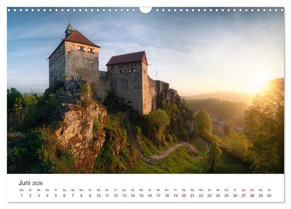 Produktbild: Fr&auml;nkische Schweiz &ndash; Zwischen Burgen, H&ouml;hlen und W&auml;ldern (Wandkalender 2026 DIN A3 quer), CALVENDO Monatskalender