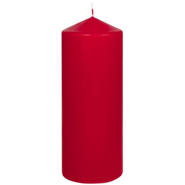 Stumpenkerze burgund 70x200mm