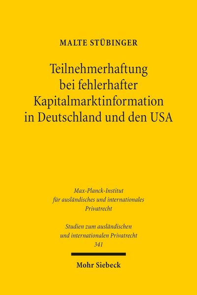 Produktbild: Teilnehmerhaftung bei fehlerhafter Kapitalmarktinformation in Deutschland und den USA