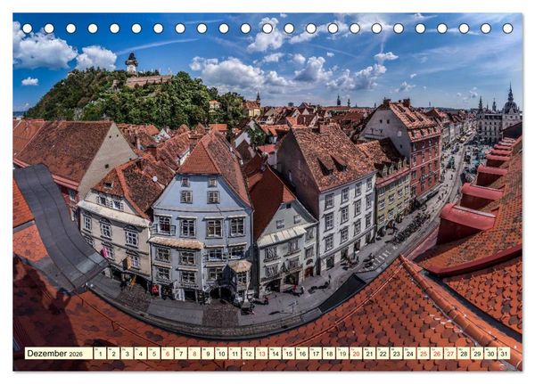 Produktbild: Mein Graz. Perle an der Mur (Tischkalender 2026 DIN A5 quer), CALVENDO Monatskalender