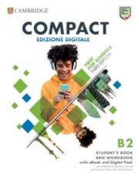 Produktbild: Compact First for Schools B2 First Student's Book and Workbook with eBook and Digital Pack (Italian Edition)