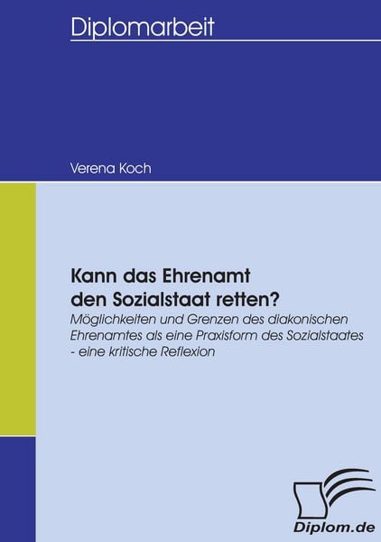 Produktbild: Kann das Ehrenamt den Sozialstaat retten?