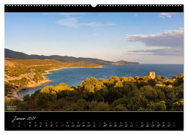 Produktbild: Sardinien Panoramakalender / CH-Version (Wandkalender 2027 DIN A2 quer), CALVENDO Monatskalender