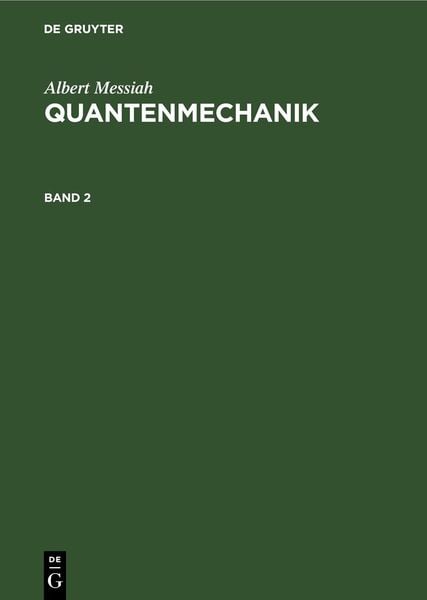 Produktbild: Quantenmechanik. Band 2