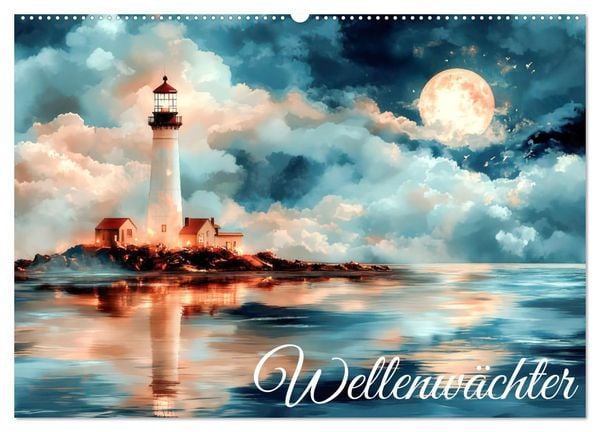 Produktbild: Wellenw&auml;chter (Wandkalender 2026 DIN A2 quer), CALVENDO Monatskalender