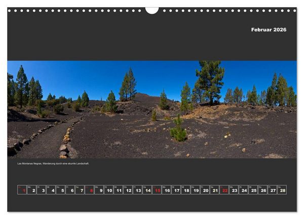 Produktbild: Teneriffa im Panorama (Wandkalender 2026 DIN A3 quer), CALVENDO Monatskalender