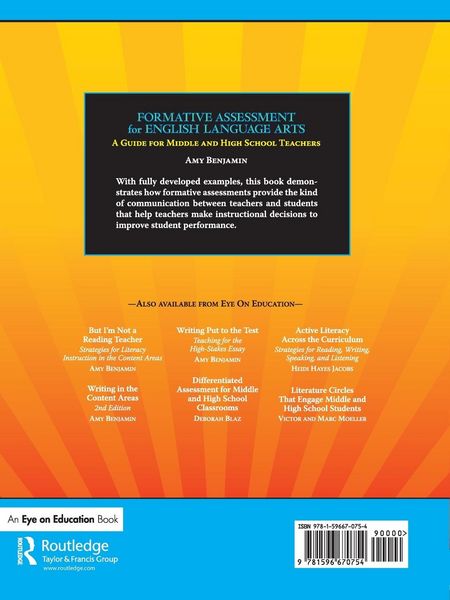 Produktbild: Formative Assessment for English Language Arts