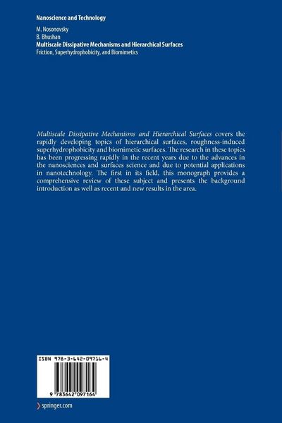 Produktbild: Multiscale Dissipative Mechanisms and Hierarchical Surfaces