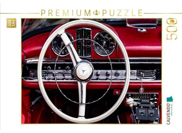 CALVENDO Puzzle Oldtimer - Cockpits vergangener Zeiten | 500 Teile Lege-Größe 48 × 36 cm Foto-Puzzle für Erwachsene