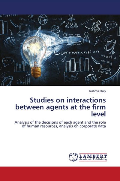 Produktbild: Studies on interactions between agents at the firm level