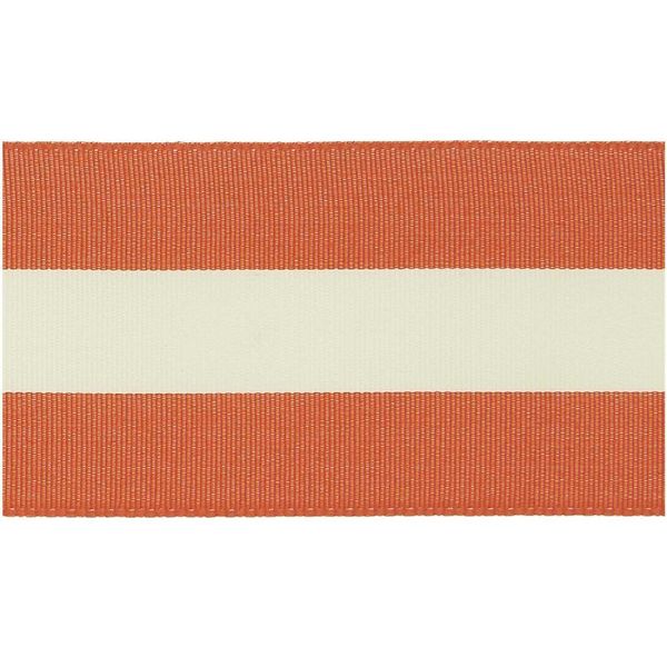 Produktbild: Webband Duo Streifen, Orange/Gelb, 58 mm x 3 m
