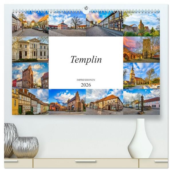 Produktbild: Templin Impressionen (hochwertiger Premium Wandkalender 2026 DIN A2 quer), Kunstdruck in Hochglanz
