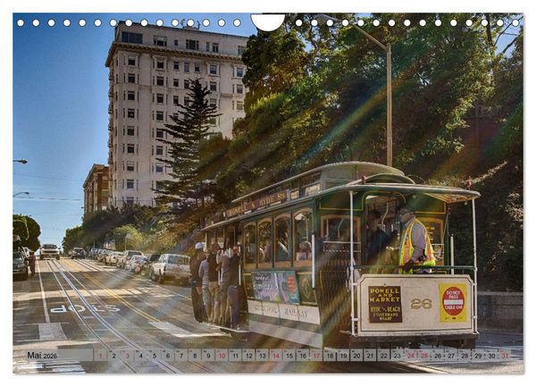 Produktbild: If I'm going to San Francisco (Wandkalender 2026 DIN A4 quer), CALVENDO Monatskalender