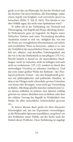 Produktbild: Spinoza und die Politik