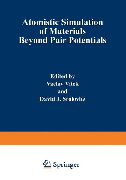 Produktbild: Atomistic Simulation of Materials